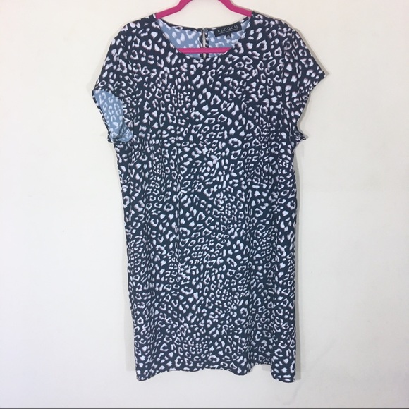 animal print dress size 20
